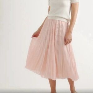 Quince Soft Pink Midi Skirt